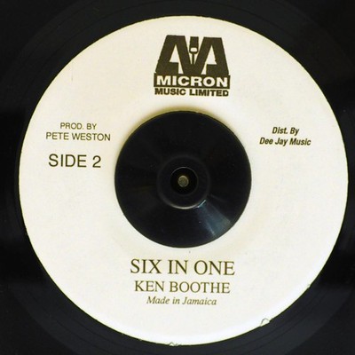 Ken Boothe - Six In One (Train Is Coming) [New Vinyl 7'']