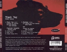 BLACK DOG - MCALLISTER, HOOVER, ET AL / SPRING, HILL, ET AL NEW CD