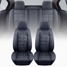 Car 5 Seat Covers Leather Front Rear Protector Pads For Chevrolet Malibu
