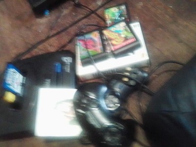 sega megadrive 2 controllers 4 games