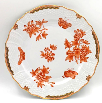Herend Porcelain Fortuna 11  Charger Service Dinner Plate 1527 VBOH Sold Individ