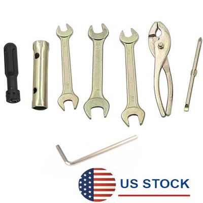 7×Universal Motorcycle Nos Compact Tool Kit For Honda Kawasaki Suzuki Yamaha
