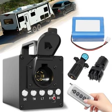 Portable Trailer Light Tester Box, Wireless Remote Control Operation