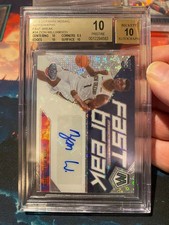 2019 Panini Mosaic Fast Break Autographs Zion Williamson BGS 10/10