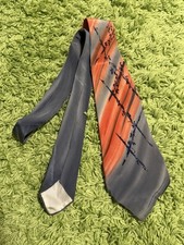 1940s 1950s vintage swing tie necktie hand painted trellis