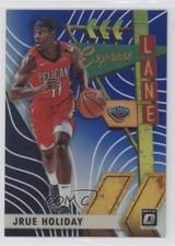 2019-20 Panini Donruss Optic Express Lane Blue Prizm 30/85 Jrue Holiday #13 7y2