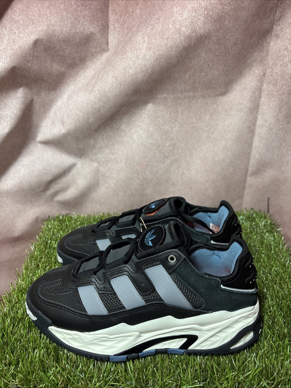 Adidas Originals Niteball Trainers Uk Size 4.5 Black Colorway image 3