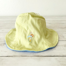 Gymboree Vintage Baby Girl Rainbow Sherbert Reversible Bucket Hat 6-18 M New Tag