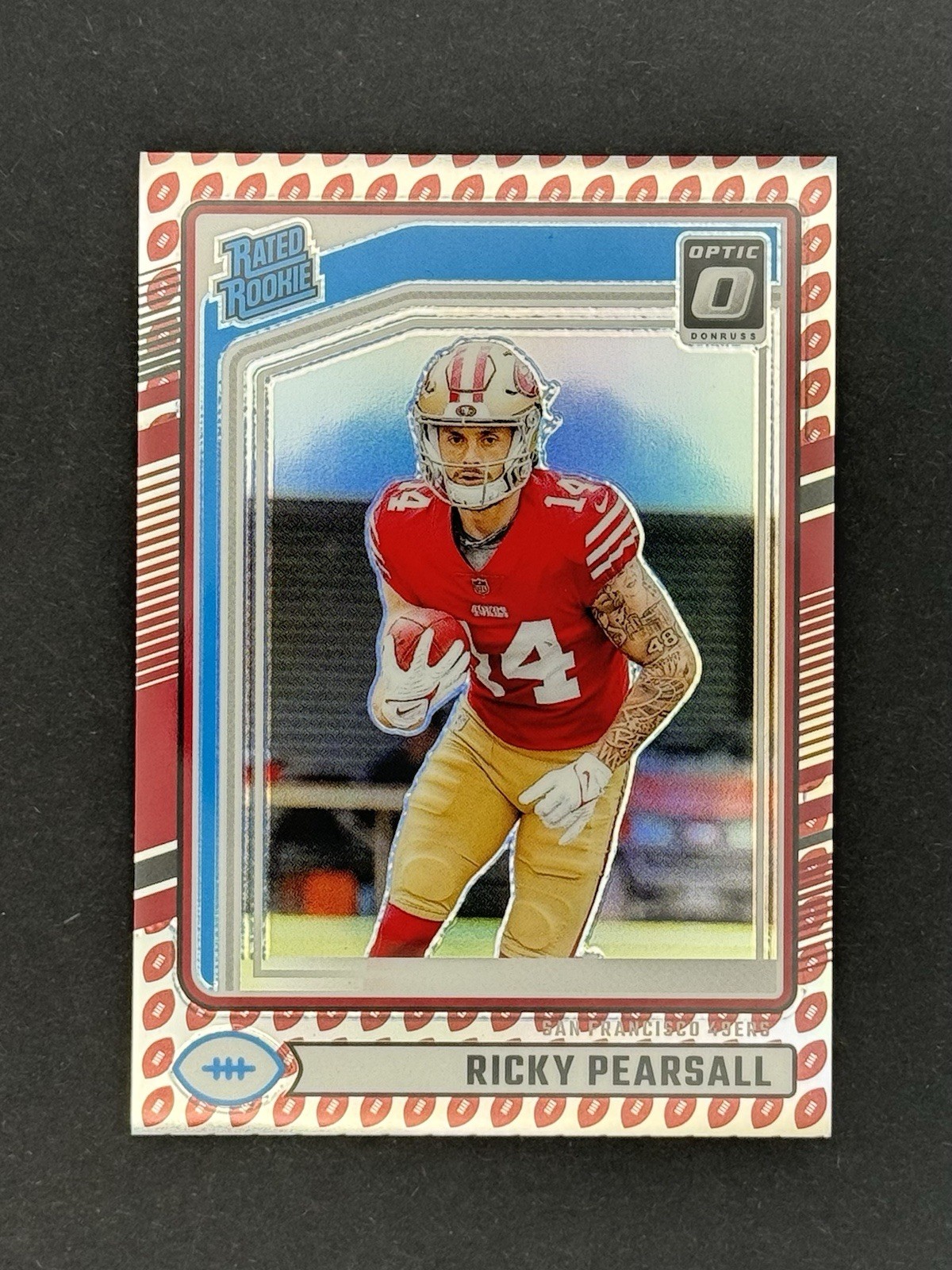 2024 Panini Donruss Optic Preview Football Emoji 🏈 Ricky Pearsall Rated Rookie