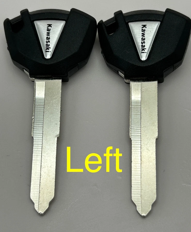 2 llaves en blanco Kawasaki KZ200 KZ250 KZ400 KZ440 LTD 250 400 440 500 Tengai G1400 Foto 4 de 4
