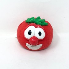 Vintage Fisher-Price VeggieTales Bob the Tomato Red Plush Beanbag Toy 77511