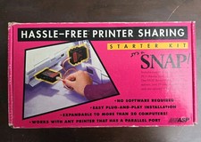 Vintage ASP SNAP SNAP SR100 Printer Sharing STARTER KIT