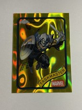 2025 Topps Chrome Marvel Yellow Lava Refractor #17 Taskmaster