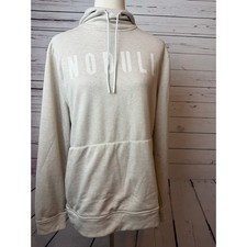 NOBULL Hoodie Large Womens Logo Pullover Athletic Gym ReAd Sweatshirt Training