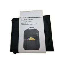Car Backseat Organizer with Tablet Holder  Storage Pockets