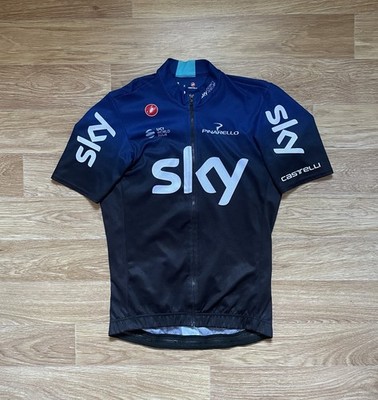 Men s Castelli Sky Team Pinarello UCI World Tour Cycling Jersey