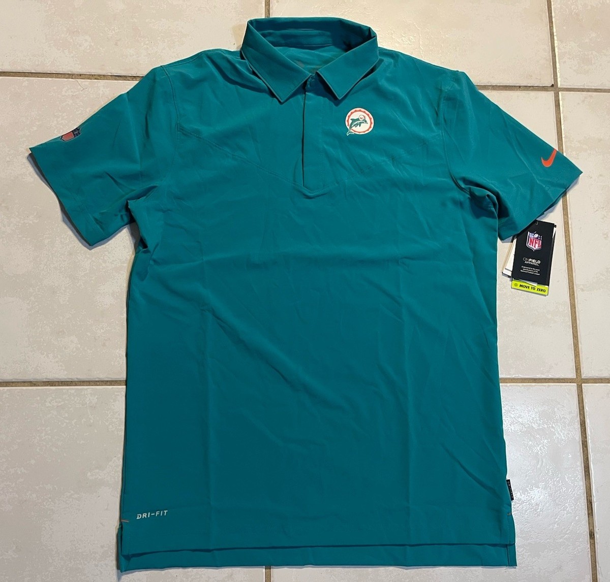 nike miami dolphins polo