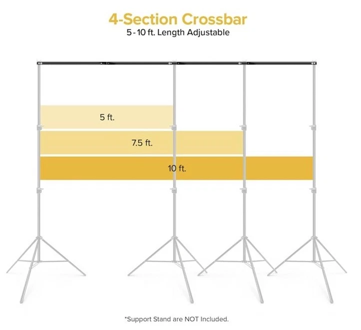 LimoStudio Adjustable Muslin Backdrop Support System Stand (AGG3094) New - Image 2 of 4