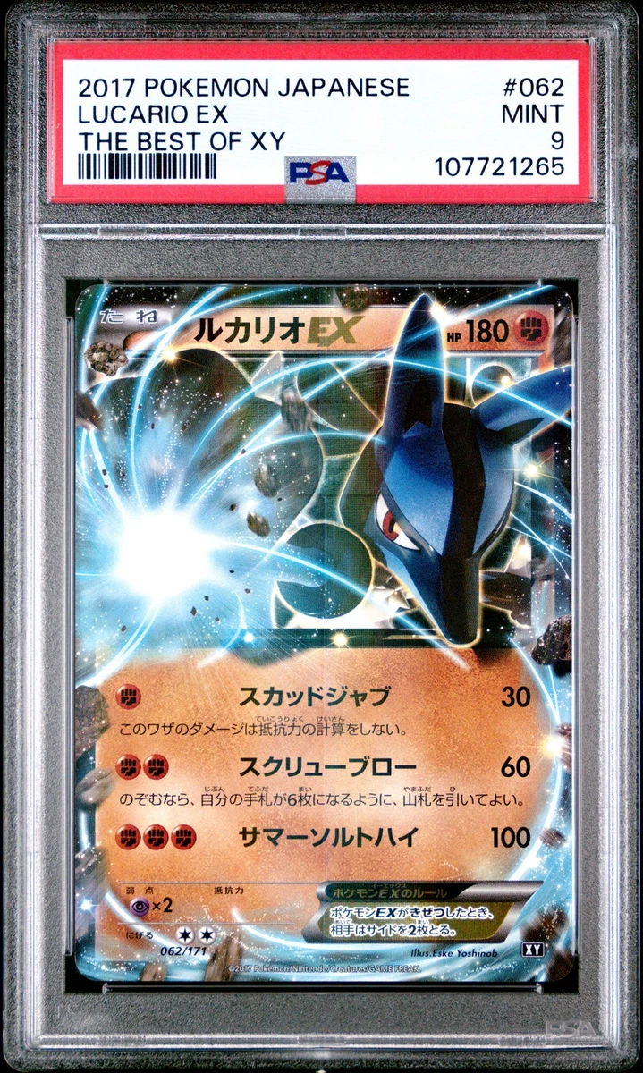 Lucario Pokémon TCG XY Japanese Individual Collectible Card Game