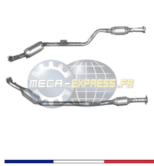 Catalyseur Mercedes S500L 5.0 anti-pollution en inox pour bloc essence V8