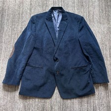 Lauren Ralph Lauren Navy Corduroy Blazer Elbow Patches 46L