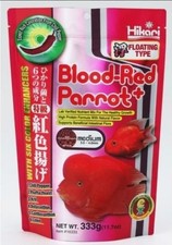 Hikari Medium Blood Red Parrot Fish Food Floating 333g  2 Pack 