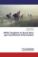 Pratima Shinde (U. A.) | Mpsc Students In Rural Area Get Insufficient...