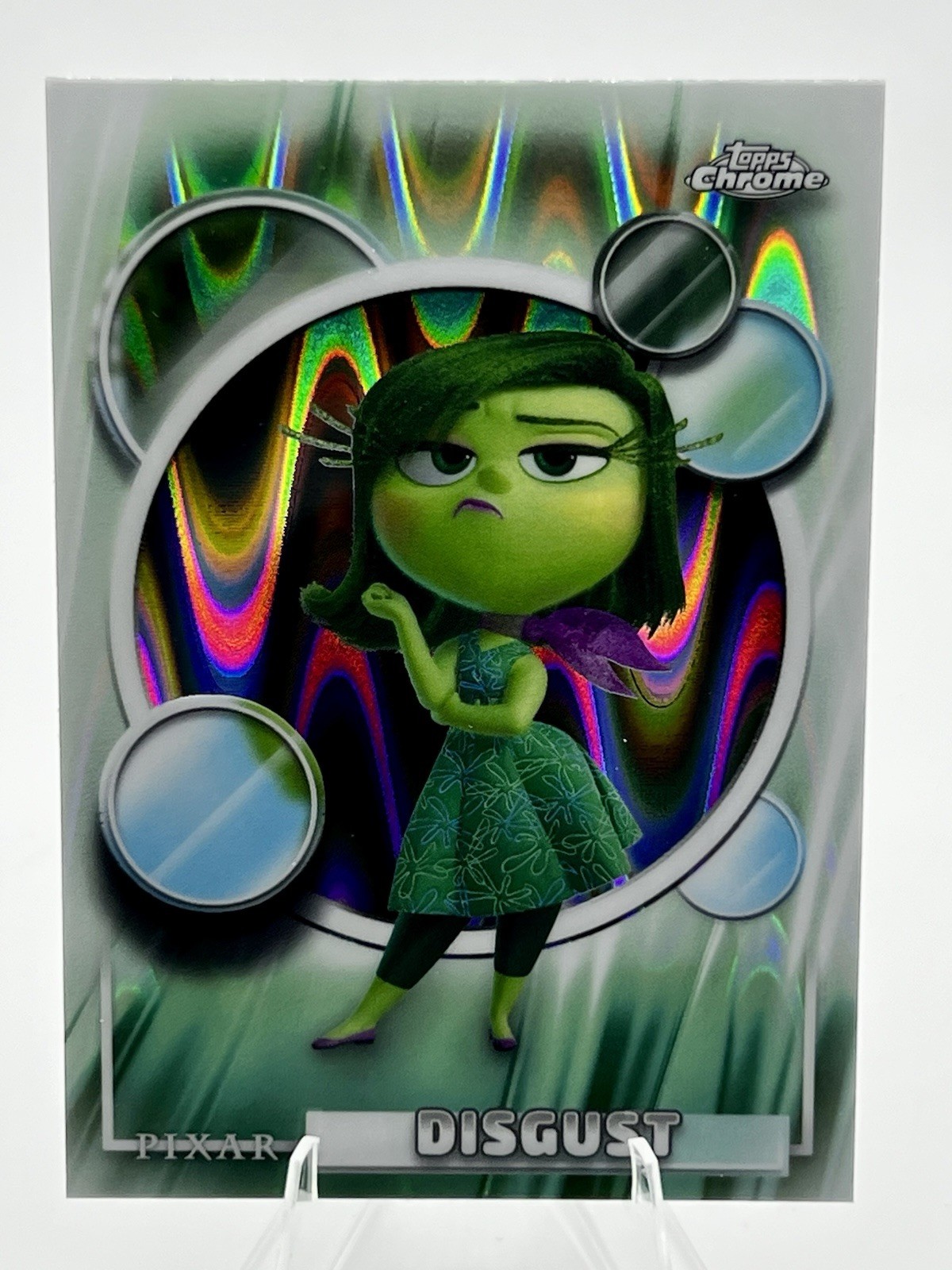 2026 Topps Disney Chrome Ray Wave Refractor Disgust #175 Inside Out