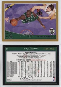 2009-10 Topps Gold /2009 Kevin Garnett #14 HOF