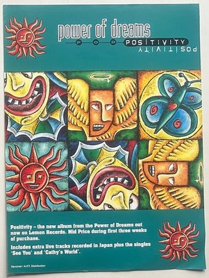 POWER OF DREAMS - POSITIVITY 1993 Full page UK magazine ad