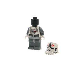 1x Lego Minifigure Star Wars AT-AT Driver Helmet Type1 Imperial Logo Red 10178 sw0177