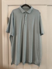 Johnnie-O Performance Lyndon Polo Shirt XXL Tropical Striped EUC GW12