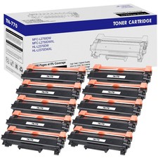 TN770 Black Toner Cartridge compatible with Brother HL-L2390DW MFC-L2750DWXL Lot