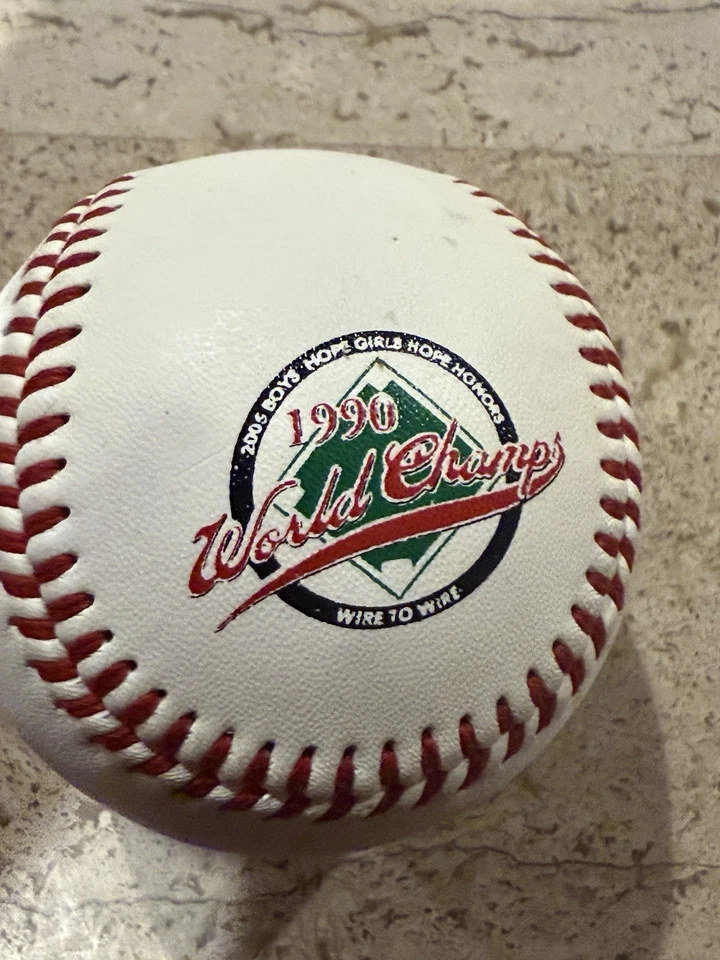 CINCINNATI REDS 1990 WORLD CHAMPS  MLB Baseball rare - Image 2 of 4