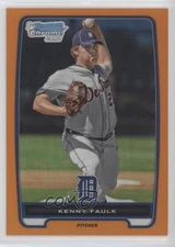 2012 Bowman Chrome Prospects Orange Refractor /25 Kenny Faulk #BCP205