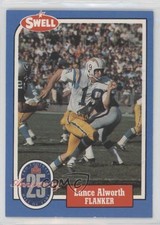 1988 Swell Football Greats Hall of Fame Lance Alworth #7 HOF 0w8