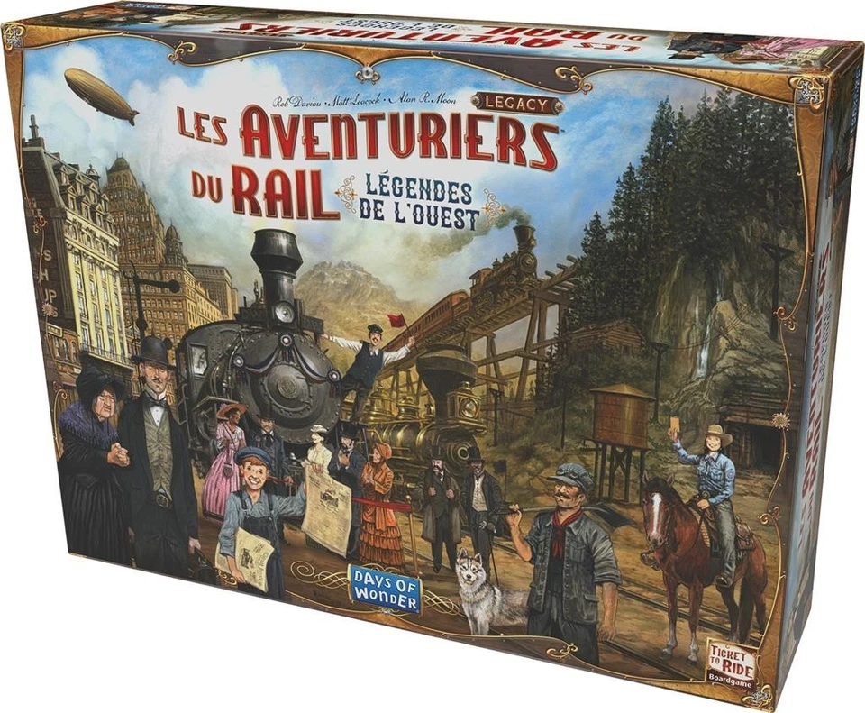 Les Aventuriers du Rail Legacy - Légendes de l'Ouest - Days of Wonder - Photo 3/4