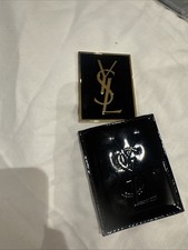 YSL Yves Saint Laurent Compact Mirror With Patent Leather Pouch Brand New