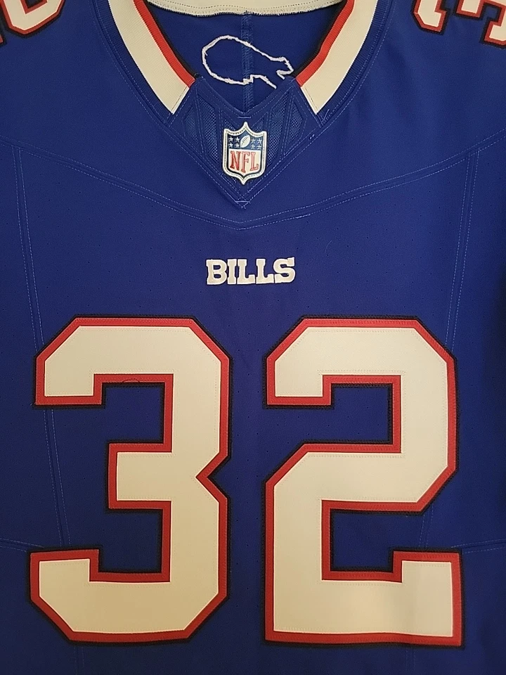 *OJ Simpson (Nike)-(Buffalo Bills)-(Jersey)-(Azul)-(Excelente Estado)-(Talla 40) M Foto 3 de 4
