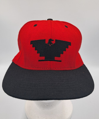 VTG United Farm Workers ALF - CIO Hat Labor Union Snapback Cap Red Black