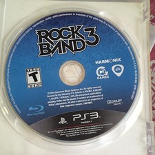 Rock Band 3 Sony PlayStation 3 PS3 Video Game DISC ONLY music rhythm concert