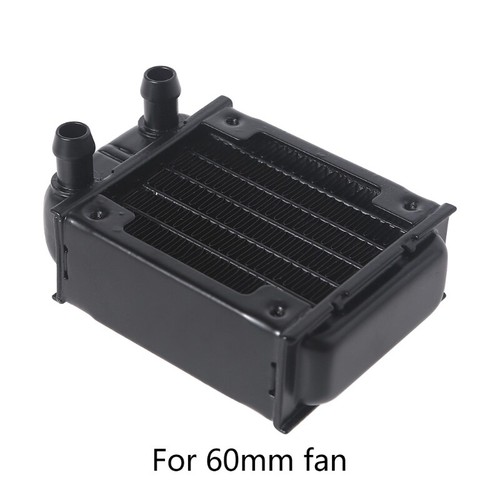 60mm 6 Tube Computer Water Cooling Radiator G1/4 Female Thread Heat Dissipation - Afbeelding 4 van 8
