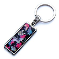 Porte-clés de voiture en nacre papillon sac à dos porte-clés porte-clés sac à...