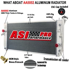 3 Row Aluminum Radiator for 2000-05 Pontiac Bonneville Buick LeSabre 3.8L V6