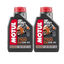 Motul 7100 4T 10W40 100% synthetic 4-Stroke Ester 2L Engine Motor Oil 2 x 1L