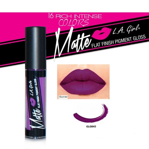 2 X Brillo labial mate L.A Girl - acabado plano brillo pigmento mate - *¡Elige cualquier color! - Imagen 20 de 21