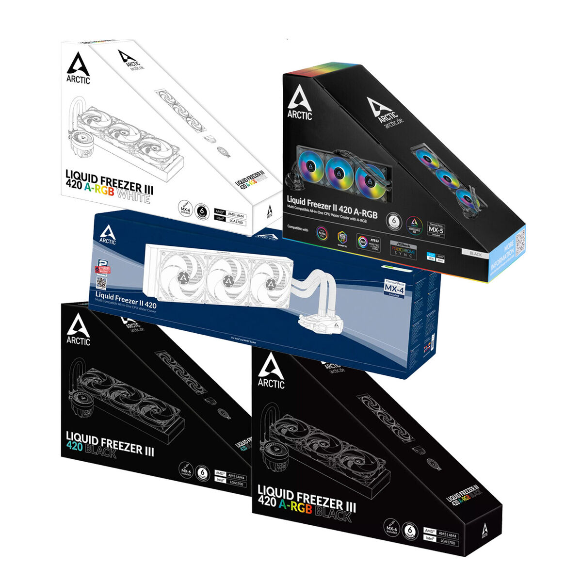 Arctic Liquid Freezer 420 Multi Compatible All-in-One CPU Arctic Liquid Freezer 420 Multi Compatible All-in-One CPU