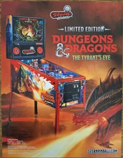 DUNGEONS & DRAGONS THE TYRANT'S EYE LE Stern Pinball flyer
