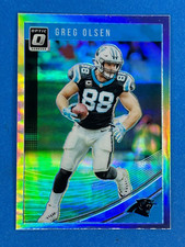 2018 Donruss Optic Holo #17 Greg Olsen  Carolina Panthers FOX Miami U
