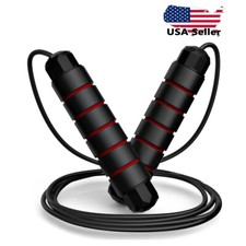 Jump Rope Gym Aerobic Exercise Boxing Skipping Adjustable Bearing Speed Fitness